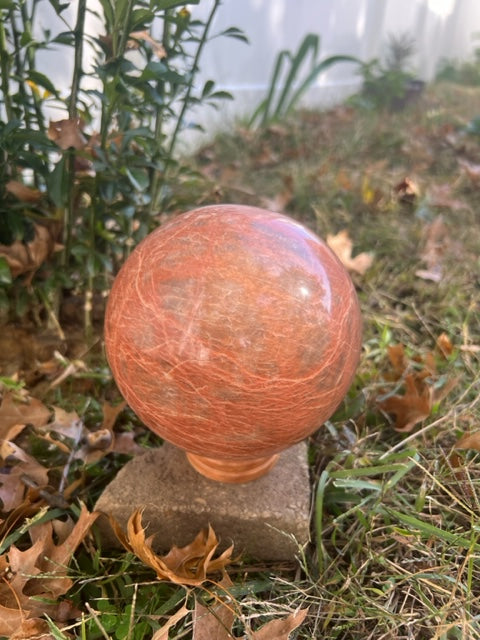 Large Moonstone Sphere